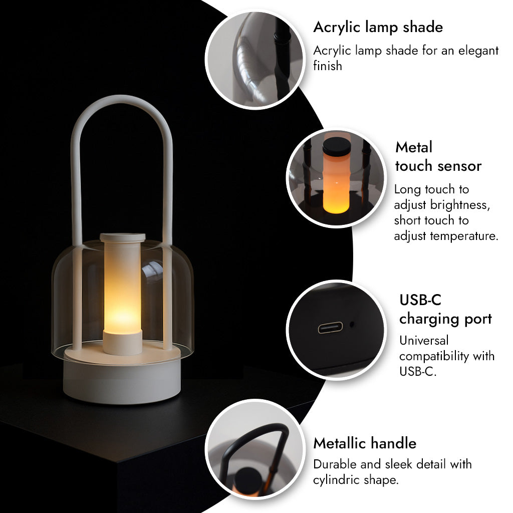 AURA | Dimmable, Temperatura regulable, USB-C