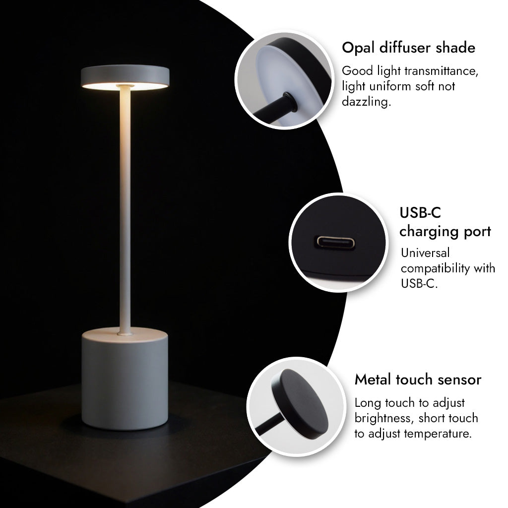 LOA | Regulable en temperatura e intensidad, USB-C