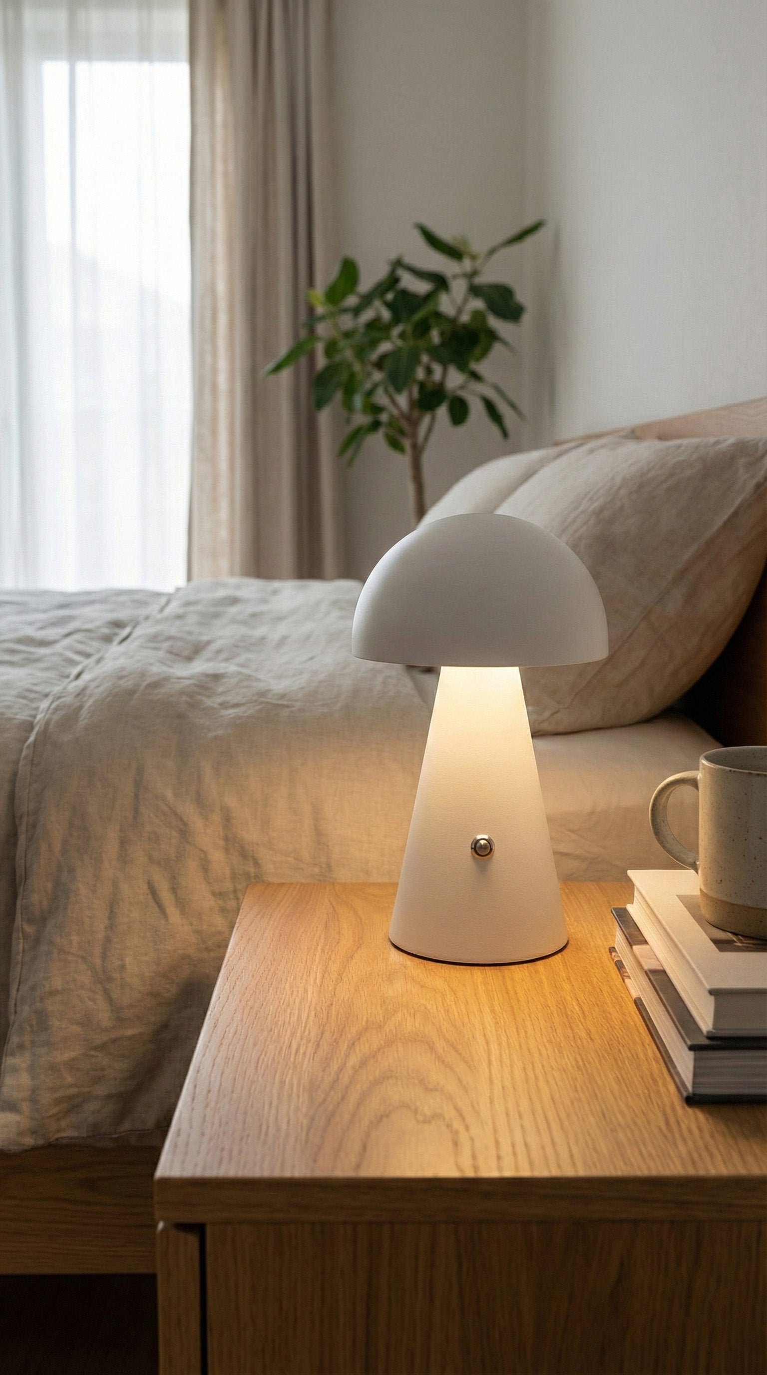 MYKO | Lámpara seta Inalámbrica: Diseño Icónico y luz de ambiente